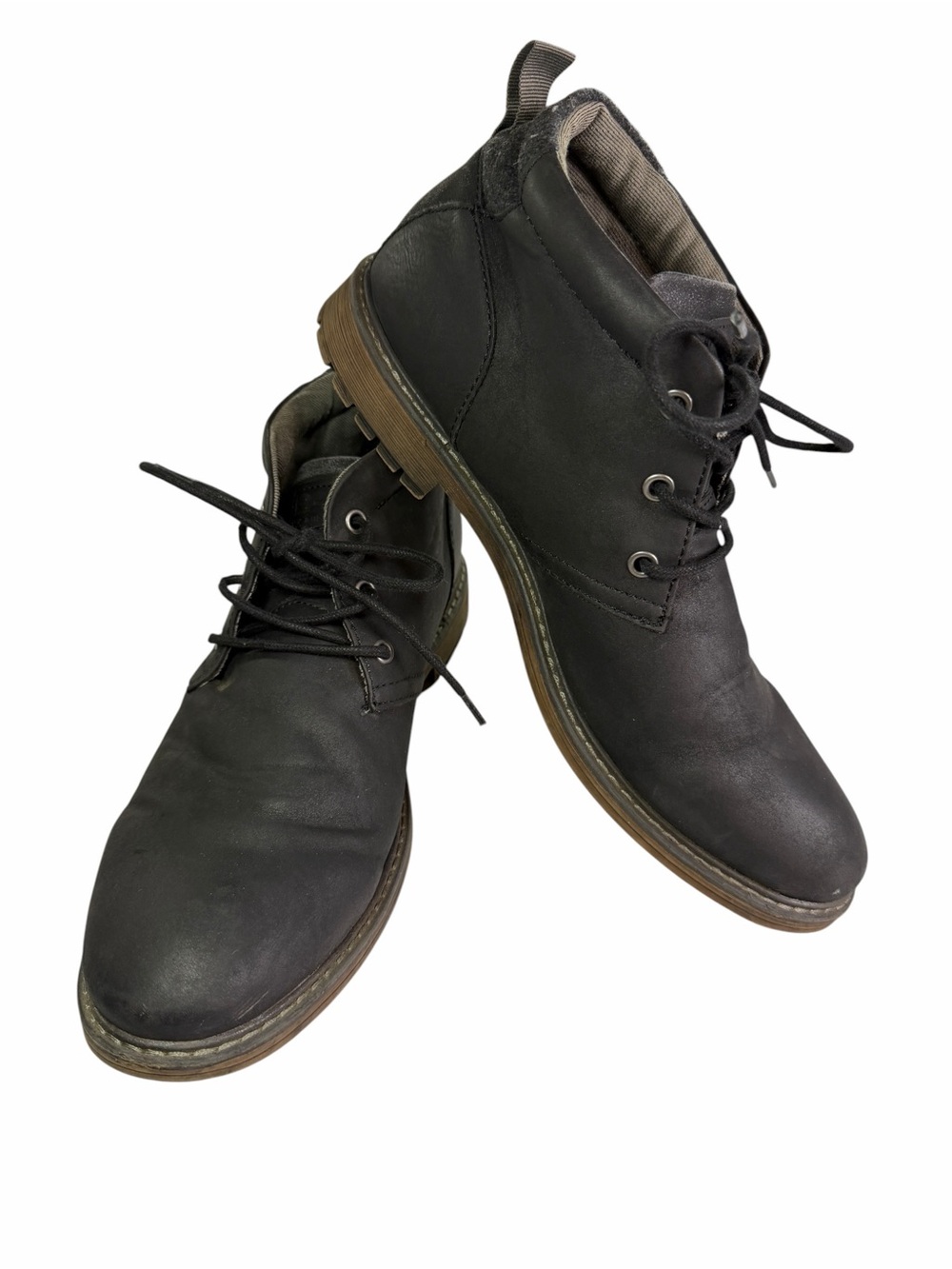 Men's Black B-52 Bullboxer Chukka Boots with Lace Closure